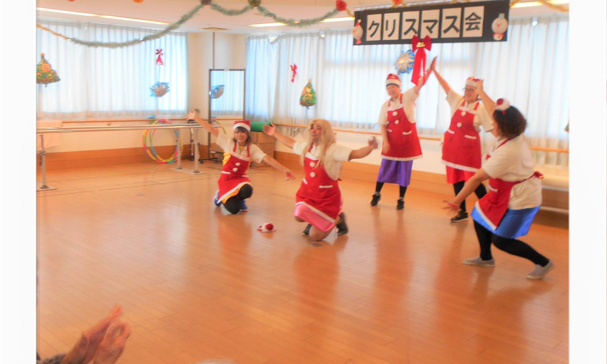 デイサービス｜クリスマス会｜サンタ