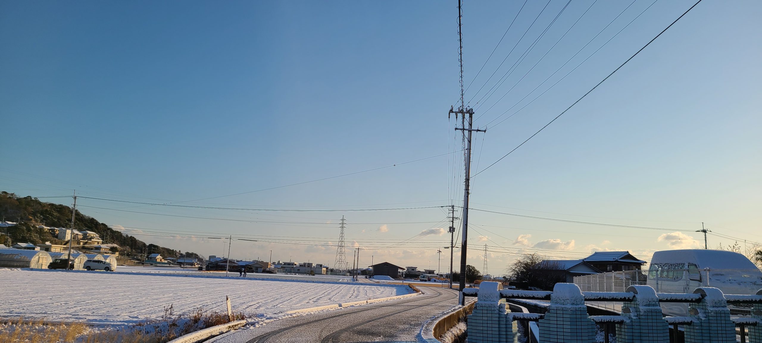 積雪（道路）