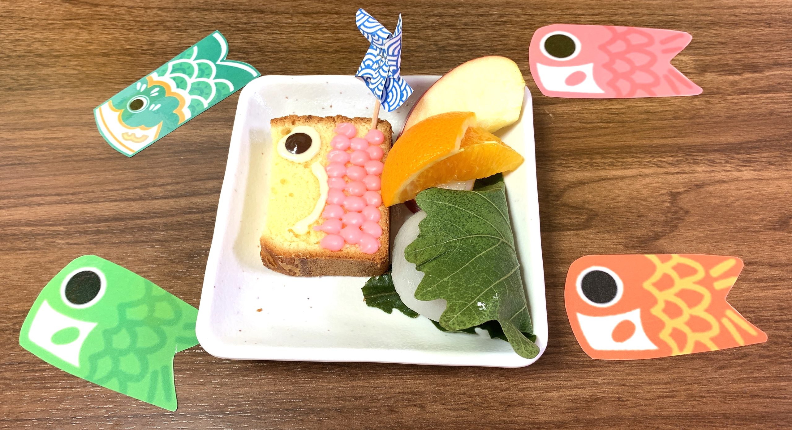 柏餅　アイシング　鯉のぼり　ケーキ